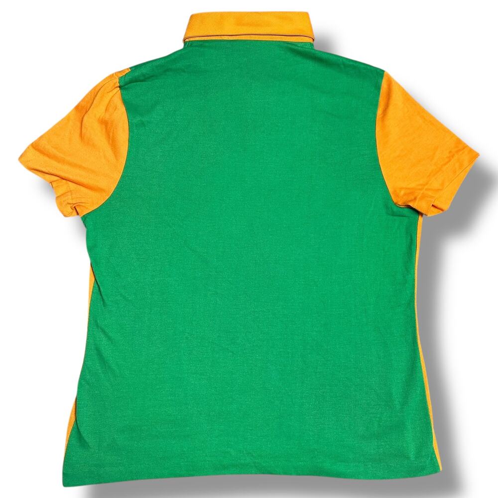 Vintage Levi’s 1984 Olympics Official Staff Uniform Green Orange Polo Shirt L - Picture 2 of 7